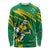 Personalized Australia Rugby Champion Long Sleeve Shirt Wallabies Mascot with Sporty Style - Wonder Print Shop