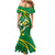 Personalized Australia Rugby Champion Mermaid Dress Wallabies Mascot with Sporty Style - Wonder Print Shop