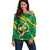 Personalized Australia Rugby Champion Off Shoulder Sweater Wallabies Mascot with Sporty Style - Wonder Print Shop