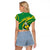 Personalized Australia Rugby Champion Raglan Cropped T Shirt Wallabies Mascot with Sporty Style