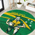 Personalized Australia Rugby Champion Round Carpet Wallabies Mascot with Sporty Style