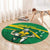 Personalized Australia Rugby Champion Round Carpet Wallabies Mascot with Sporty Style