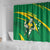 Personalized Australia Rugby Champion Shower Curtain Wallabies Mascot with Sporty Style