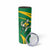 Personalized Australia Rugby Champion Skinny Tumbler Wallabies Mascot with Sporty Style