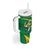 Personalized Australia Rugby Champion Tumbler With Handle Wallabies Mascot with Sporty Style