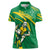 Personalized Australia Rugby Champion Women Polo Shirt Wallabies Mascot with Sporty Style