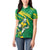 Personalized Australia Rugby Champion Women Polo Shirt Wallabies Mascot with Sporty Style