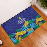 Saint Vincent Land So Beautiful Rubber Doormat Tropical Vibes - Wonder Print Shop