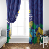 Saint Vincent Land So Beautiful Window Curtain Tropical Vibes - Wonder Print Shop
