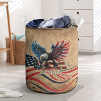 America 250th Anniversary Laundry Basket Eagle Us Flag July 4Th - Wonder Print Shop