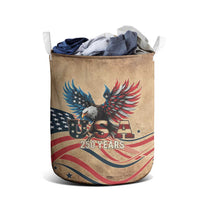 America 250th Anniversary Laundry Basket Eagle Us Flag July 4Th - Wonder Print Shop