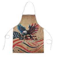 America 250th Anniversary Apron Eagle Us Flag July 4Th - Wonder Print Shop