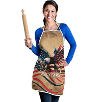 America 250th Anniversary Apron Eagle Us Flag July 4Th - Wonder Print Shop