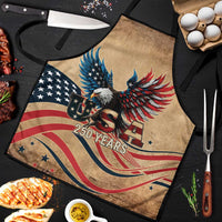 America 250th Anniversary Apron Eagle Us Flag July 4Th - Wonder Print Shop
