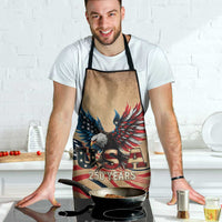 America 250th Anniversary Apron Eagle Us Flag July 4Th - Wonder Print Shop