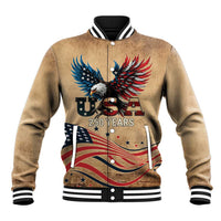 America 250th Anniversary Baseball Jacket Eagle Us Flag July 4Th - Wonder Print Shop