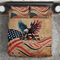 America 250th Anniversary Bedding Set Eagle Us Flag July 4Th - Wonder Print Shop