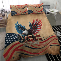 America 250th Anniversary Bedding Set Eagle Us Flag July 4Th - Wonder Print Shop