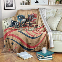 America 250th Anniversary Blanket Eagle Us Flag July 4Th - Wonder Print Shop