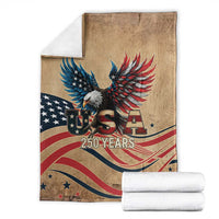 America 250th Anniversary Blanket Eagle Us Flag July 4Th - Wonder Print Shop