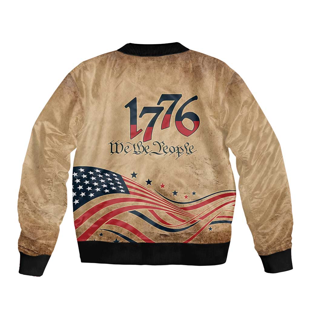 America 250th Anniversary Bomber Jacket Eagle Us Flag July 4Th - Wonder Print Shop
