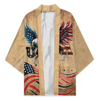 America 250th Anniversary Kimono Eagle Us Flag July 4Th - Wonder Print Shop