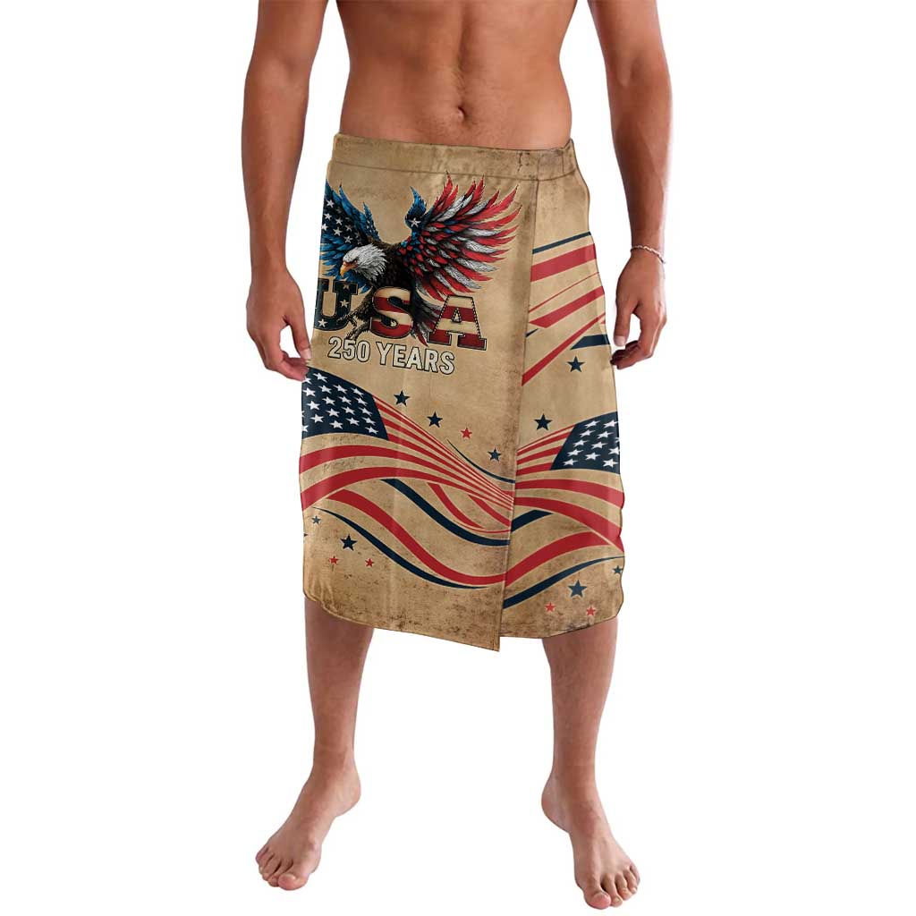 America 250th Anniversary Lavalava Eagle Us Flag July 4Th - Wonder Print Shop