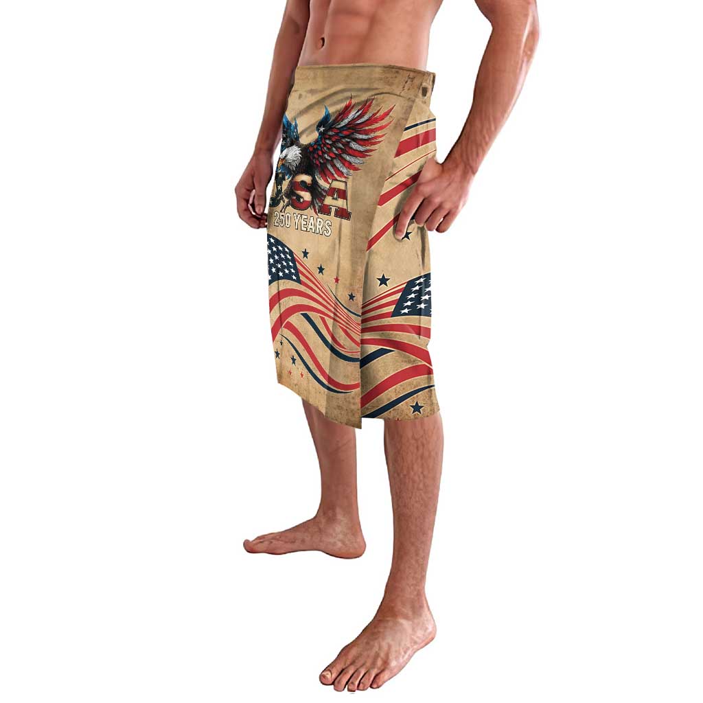 America 250th Anniversary Lavalava Eagle Us Flag July 4Th - Wonder Print Shop