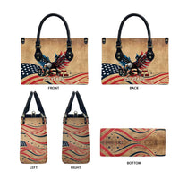 America 250th Anniversary Leather Bag Eagle Us Flag July 4Th - Wonder Print Shop
