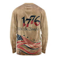 America 250th Anniversary Long Sleeve Shirt Eagle Us Flag July 4Th - Wonder Print Shop
