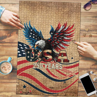 America 250th Anniversary Puzzle Eagle Us Flag July 4Th - Wonder Print Shop