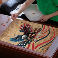 America 250th Anniversary Puzzle Eagle Us Flag July 4Th - Wonder Print Shop