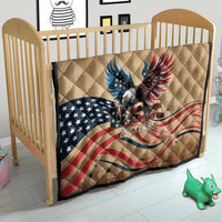 America 250th Anniversary Quilt Eagle Us Flag July 4Th - Wonder Print Shop