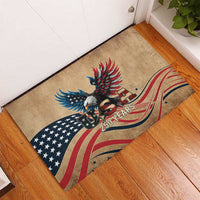 America 250th Anniversary Rubber Doormat Eagle Us Flag July 4Th - Wonder Print Shop