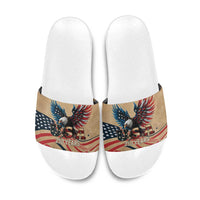 America 250th Anniversary Slide Sandals Eagle Us Flag July 4Th - Wonder Print Shop