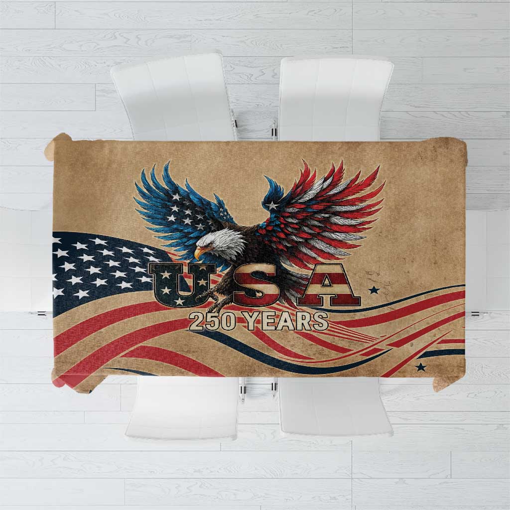 America 250th Anniversary Tablecloth Eagle Us Flag July 4Th - Wonder Print Shop