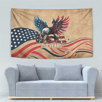 America 250th Anniversary Tapestry Eagle Us Flag July 4Th - Wonder Print Shop