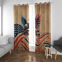 America 250th Anniversary Window Curtain Eagle Us Flag July 4Th - Wonder Print Shop