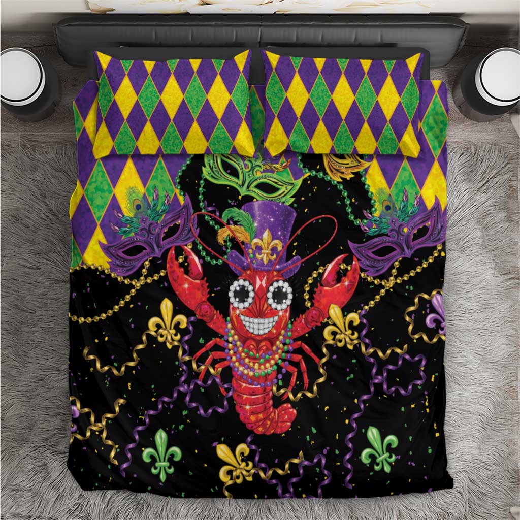 Mardi Gras Crawfish Bedding Set On Tuesdays We Wear Beads - Wonder Print Shop