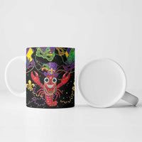 Mardi Gras Crawfish Ceramic Mug On Tuesdays We Wear Beads - Wonder Print Shop
