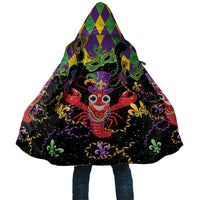 Mardi Gras Crawfish Cloak On Tuesdays We Wear Beads - Wonder Print Shop