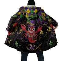Mardi Gras Crawfish Cloak On Tuesdays We Wear Beads - Wonder Print Shop