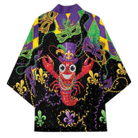 Mardi Gras Crawfish Kimono On Tuesdays We Wear Beads - Wonder Print Shop