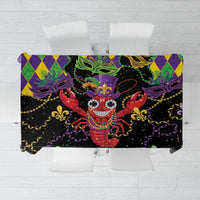 Mardi Gras Crawfish Tablecloth On Tuesdays We Wear Beads - Wonder Print Shop