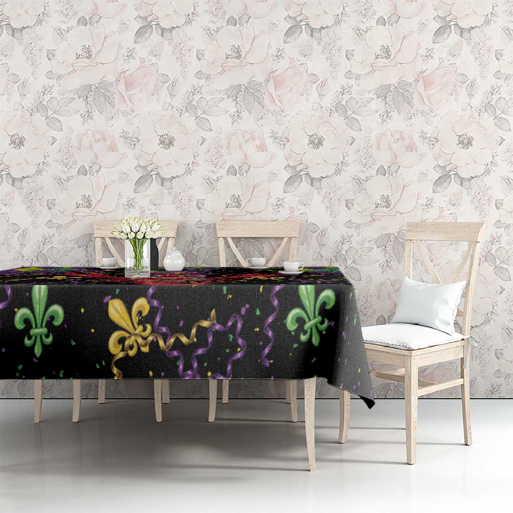 Mardi Gras Crawfish Tablecloth On Tuesdays We Wear Beads - Wonder Print Shop