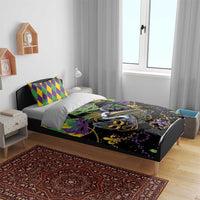 Mardi Gras Pelican Bedding Set On Tuesdays We Wear Beads - Wonder Print Shop