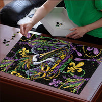 Mardi Gras Pelican Puzzle Throw me Something Mister! - Wonder Print Shop