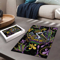 Mardi Gras Pelican Puzzle Throw me Something Mister! - Wonder Print Shop