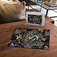 Mardi Gras Pelican Puzzle Throw me Something Mister! - Wonder Print Shop