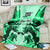 Personalized Kentucky Horse Racing Blanket Happy 150th Anniversary Green Style